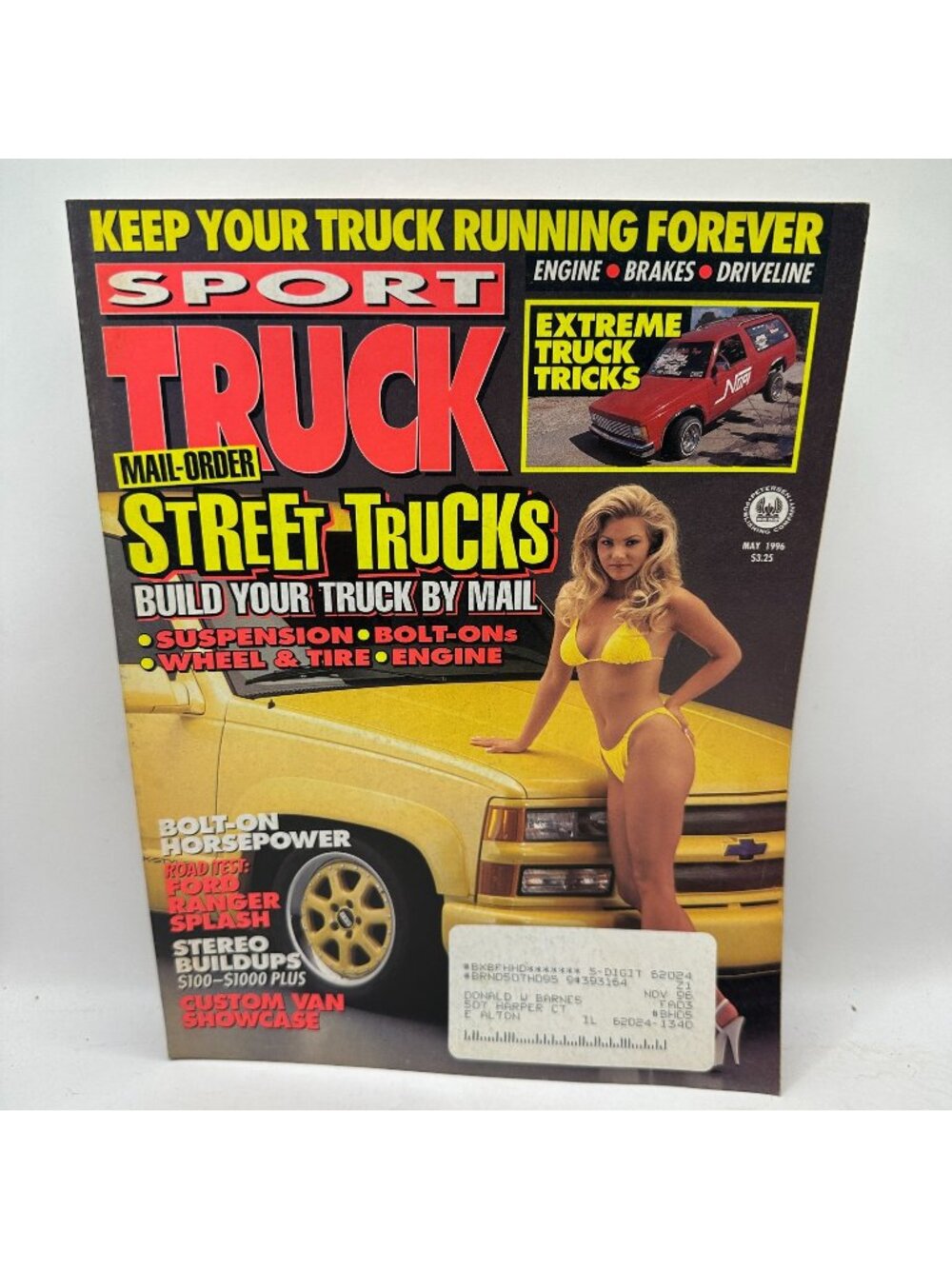 Sport Truck Magazine May 1996 Street Trucks Build By Mail Guide Magazine